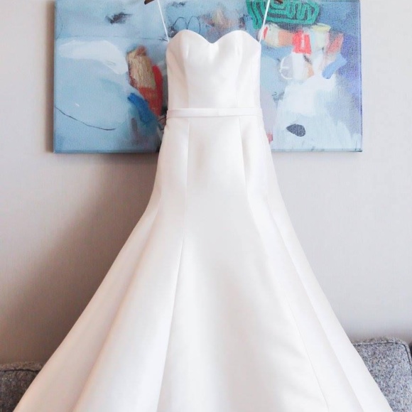 Augusta Jones | Dresses | Kleinfeld New York Augusta Jones Wedding Dress  Blush Veil | Poshmark